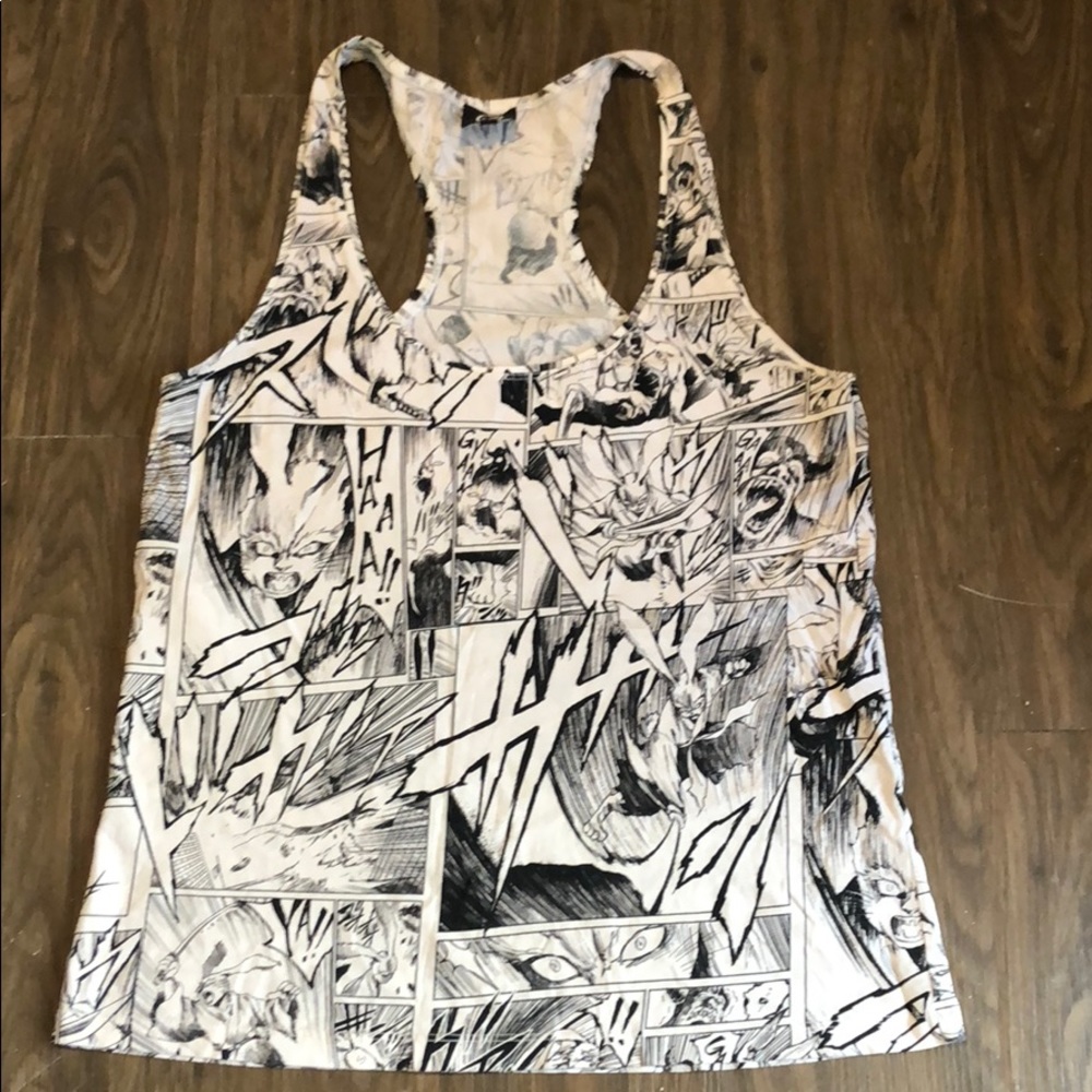 Alexander McQueen comic shirt